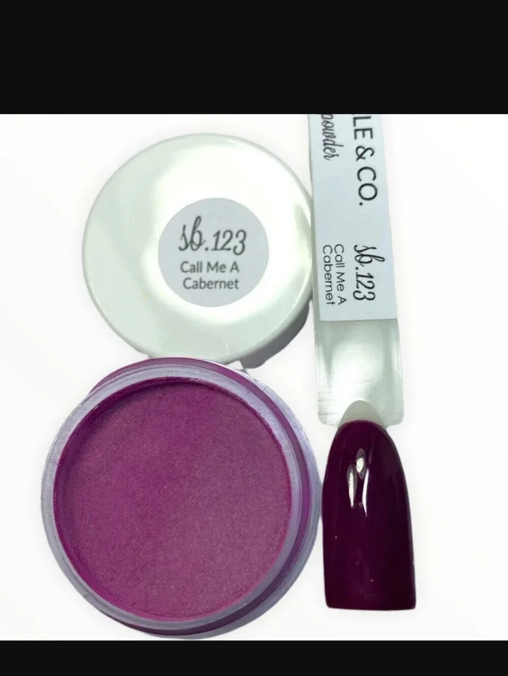 Sparkle & Co Nail Mini Dip Powder, Call Me A Cabernet